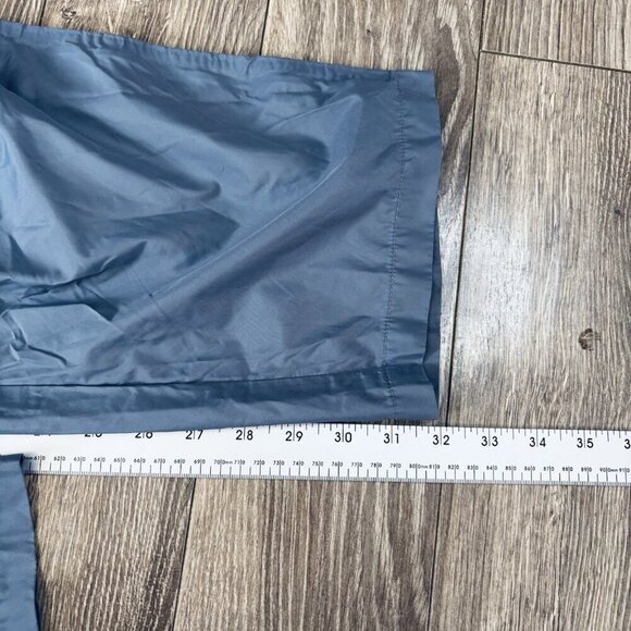 Vintage Fila Track Pants M Light Blue Polyester Sweatpants Embroidered Baggy Y2K - Picture 11 of 16